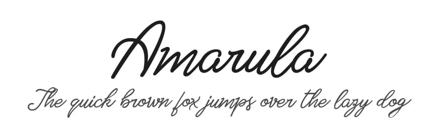 Amarula by Billy Argel Fonts ® — Script Handwritten Font