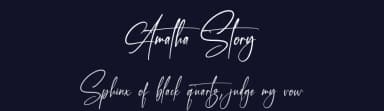 Amatha Story by Letterena Studios — Script Handwritten Font — thumbnail 2