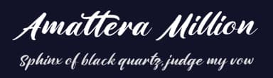 Amattera Million by Perspectype Studio - Letterena.com — Script Handwritten Font — thumbnail 2