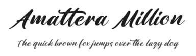 Amattera Million by Perspectype Studio - Letterena.com — Script Handwritten Font — thumbnail 1
