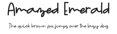 Amazed Emerald by ONG Type — Script Handwritten Font — thumbnail 1
