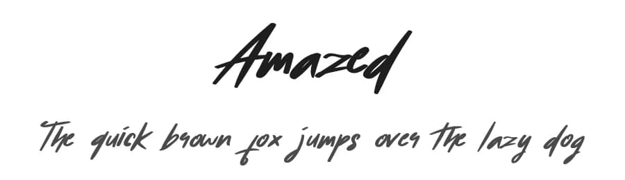 Amazed by Jadatype — Script Handwritten Font