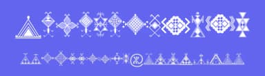 Amazigh Motifs by Yugurten Amazigh — Dingbats Font — thumbnail 3