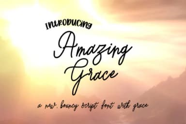 Amazing Grace Font by tabitha_beam — Script Handwritten Font — thumbnail 1