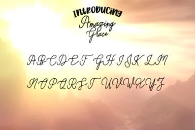 Amazing Grace Font by tabitha_beam — Script Handwritten Font — thumbnail 2