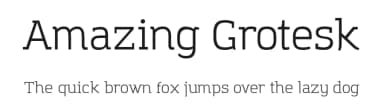 Amazing Grotesk by Zetafonts — Serif Font — thumbnail 1