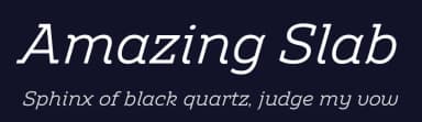 Amazing Slab by Zetafonts — Serif Font — thumbnail 2