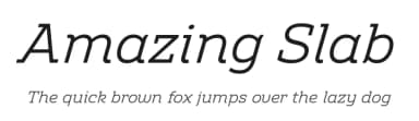 Amazing Slab by Zetafonts — Serif Font — thumbnail 1