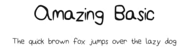 Amazing Basic by Fedency Creations — Script Handwritten Font — thumbnail 1