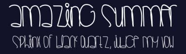 Amazing Summer by Des Gomez — Script Handwritten Font — thumbnail 2