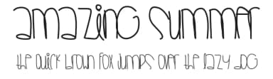 Amazing Summer by Des Gomez — Script Handwritten Font — thumbnail 1