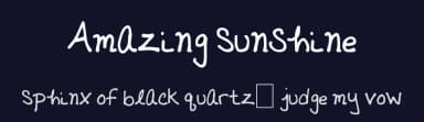 Amazing Sunshine by Xerographer Fonts — Script Handwritten Font — thumbnail 2
