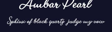 Ambar Pearl by Billy Argel Fonts ® — Script Handwritten Font — thumbnail 2