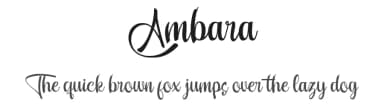 Ambara by Intuisi Creative — Script Handwritten Font — thumbnail 1