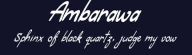 Ambarawa by Eko Samp — Script Handwritten Font — thumbnail 2
