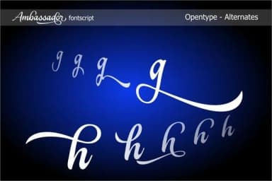 Ambassador Font by Byuly Ayika — Script Handwritten Font — thumbnail 3