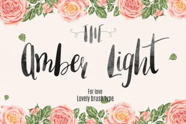 Amber Light Font by Mellow Design Lab — Script Handwritten Font — thumbnail 1