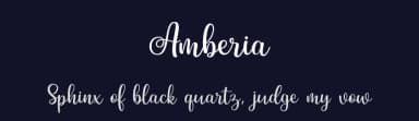Amberia by Letterflow Studio — Script Handwritten Font — thumbnail 2