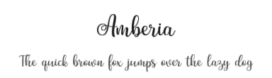 Amberia by Letterflow Studio — Script Handwritten Font — thumbnail 1