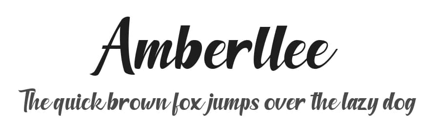 Amberllee by Sungi Creative — Script Handwritten Font