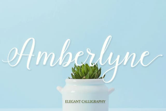 Amberlyne Font by Masketer — Script Handwritten Font