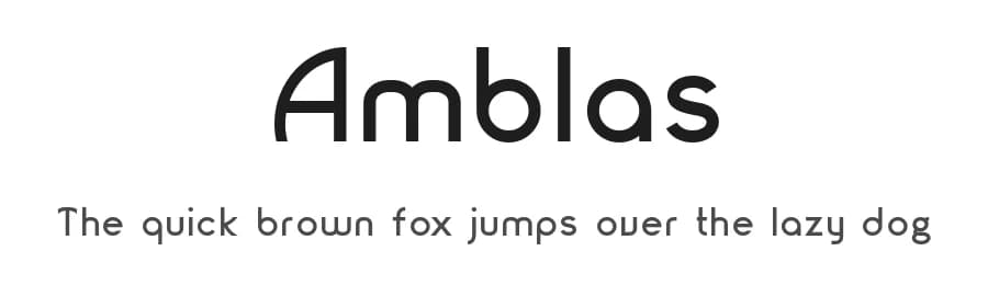Amblas by da_only_aan — Sans Serif Font — preview 1