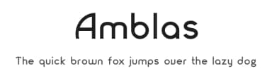 Amblas by da_only_aan — Sans Serif Font — thumbnail 1