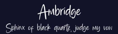 Ambridge by Alpaprana Studio — Script Handwritten Font — thumbnail 2