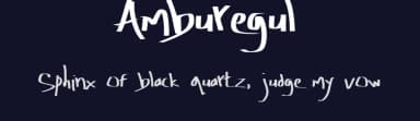 Amburegul by Rainkarnichi — Script Handwritten Font — thumbnail 2