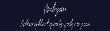 Ambyar by Haksen Studio — Script Handwritten Font — thumbnail 2