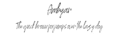 Ambyar by Haksen Studio — Script Handwritten Font — thumbnail 1