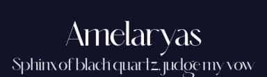 Amelaryas by Hishand Studio — Sans Serif Font — thumbnail 2