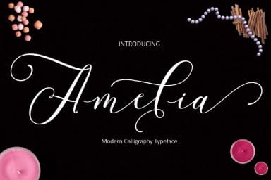 Amelia Script Font by moriztype — Script Handwritten Font — thumbnail 1