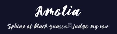 Amelia by Septiandika Pratama — Script Handwritten Font — thumbnail 2