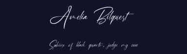 Amelia Bilquest by zamjump — Script Handwritten Font — thumbnail 2
