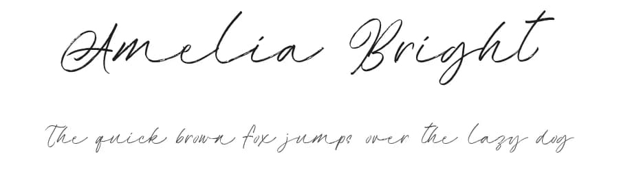 Amelia Bright by Letterhend Studio — Script Handwritten Font