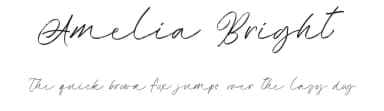 Amelia Bright by Letterhend Studio — Script Handwritten Font — thumbnail 1