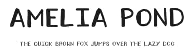 Amelia Pond by Geronimo Font Studios — Script Handwritten Font — thumbnail 1