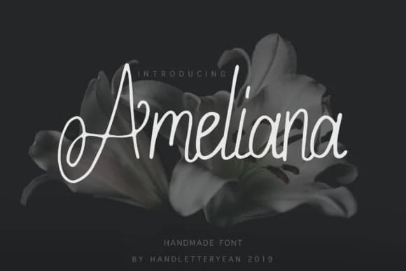 Ameliana Font by yean.aguste — Script Handwritten Font