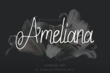 Ameliana Font by yean.aguste — Script Handwritten Font — thumbnail 1