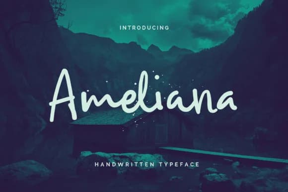 Ameliana Script Font by getstudio — Script Handwritten Font