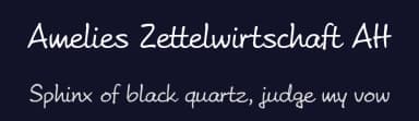 Amelies Zettelwirtschaft AH by FontGrube AH — Script Handwritten Font — thumbnail 2