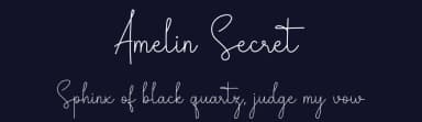 Amelin Secret by Erik Studio — Script Handwritten Font — thumbnail 2