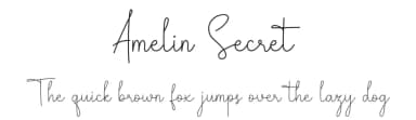 Amelin Secret by Erik Studio — Script Handwritten Font — thumbnail 1