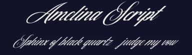 Amelina Script by Hendi Kusuma — Script Handwritten Font — thumbnail 2