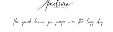 Ameliora by VinType — Script Handwritten Font — thumbnail 1