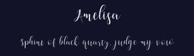 Amelisa by Bexxtype — Script Handwritten Font — thumbnail 2