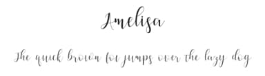 Amelisa by Bexxtype — Script Handwritten Font — thumbnail 1