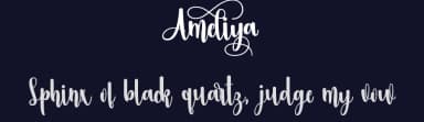 Ameliya by FallenGraphic Studio — Script Handwritten Font — thumbnail 2
