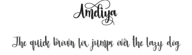 Ameliya by FallenGraphic Studio — Script Handwritten Font — thumbnail 1